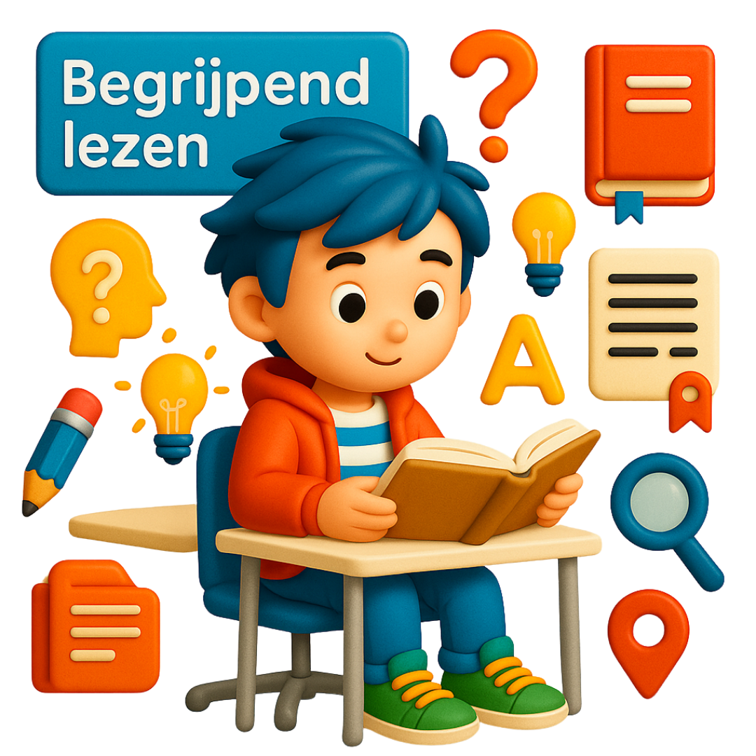 Leesbegrip oefenen leerjaar 2